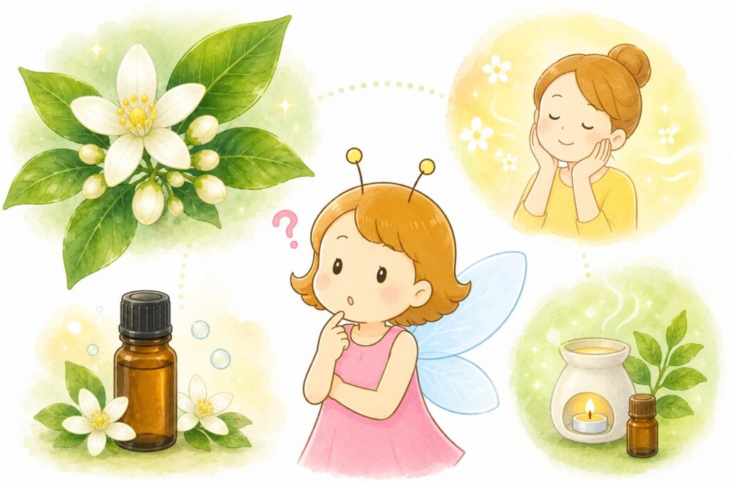 ネロリの花のイメージ