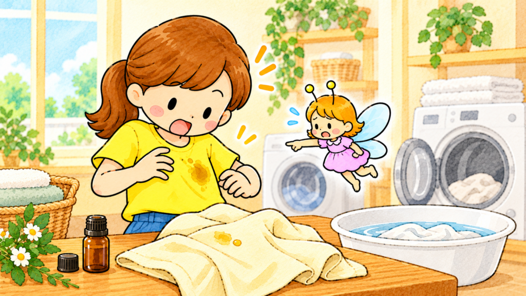 精油が服についたら最初にすること