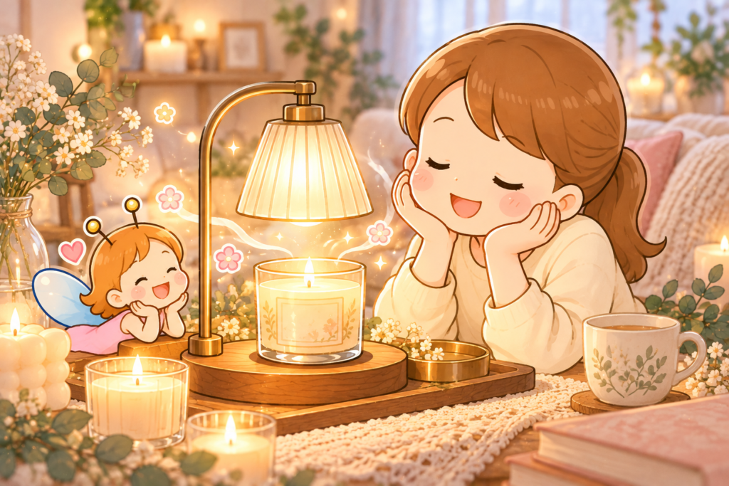 キャンドルウォーマーで癒しの時間