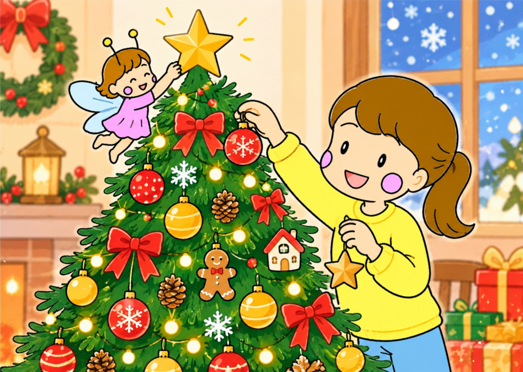 クリスマスの飾り付け
