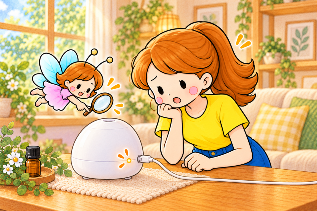 ディフューザーの充電ランプのイメージ