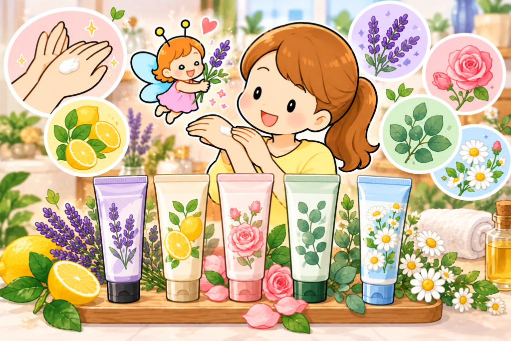 アロマハンドクリームおすすめ5選の比較