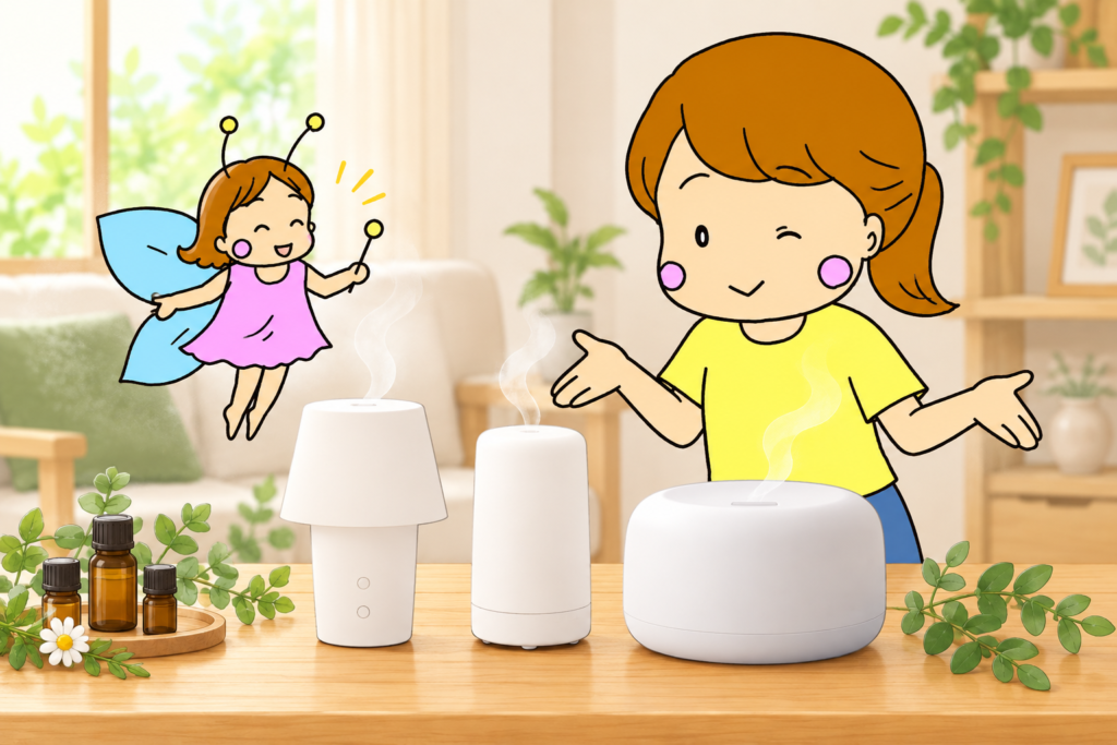 無印良品と生活の木のディフューザーを比較