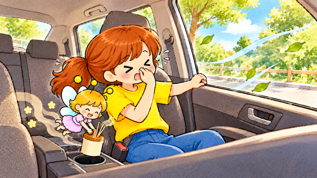 車内のアロマが強すぎるときの対処法